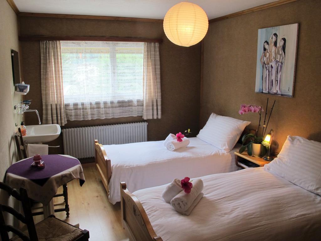 Hotel Restaurant L'Escale Verbier Kamer foto