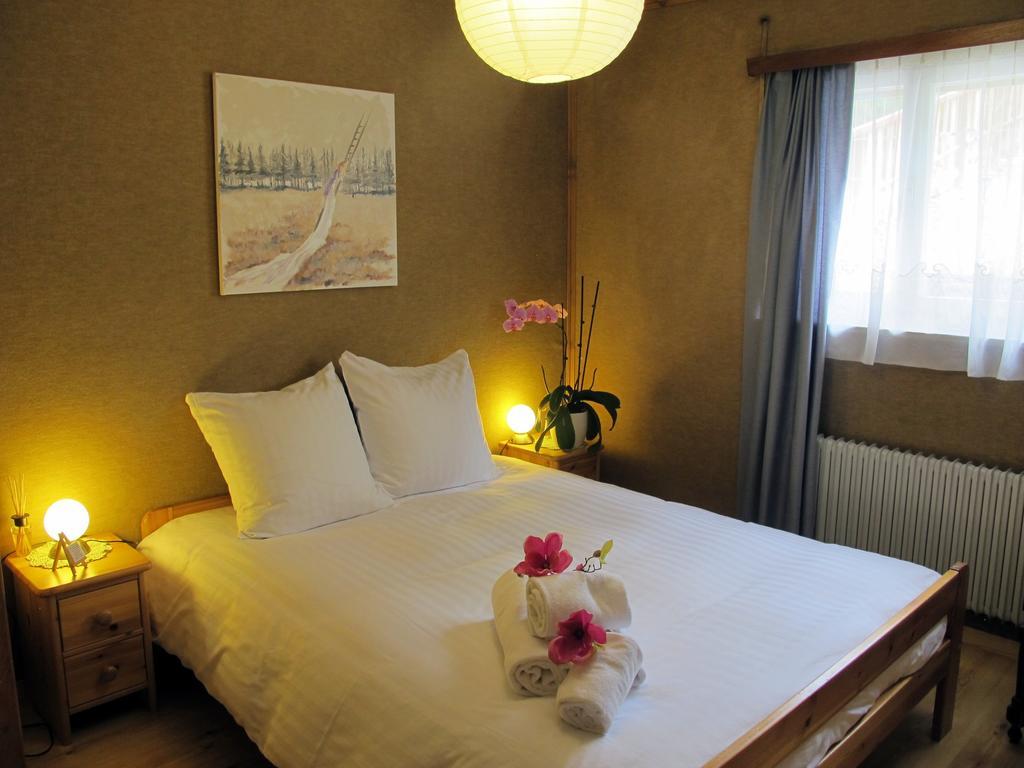 Hotel Restaurant L'Escale Verbier Kamer foto